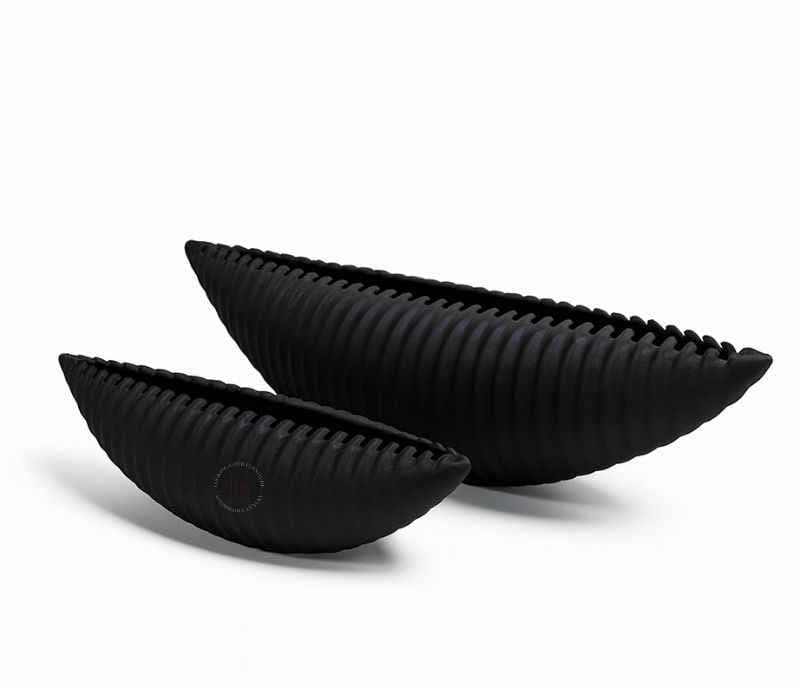 Image 5 for YH-RA-19/20 Obsidian Flow Resin Bowl