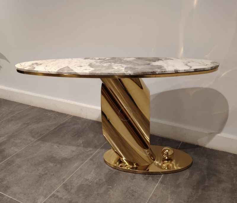 Image 3 for X-06 Console Table Marble Top(HYD OTD)