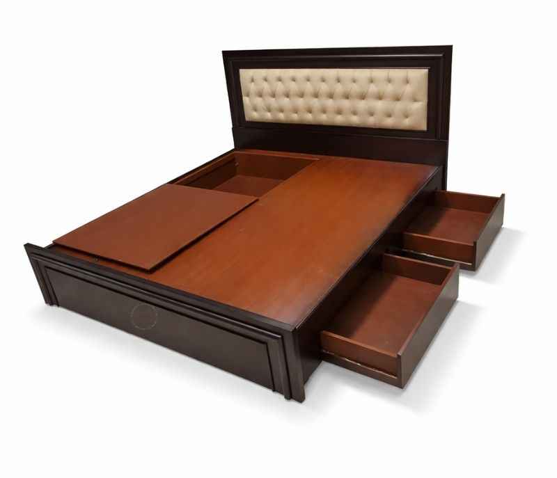 Image 5 for Beading Cot King Size With Storage  (EC)(BWD)(WF)(BS-BTM)