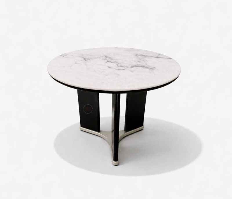 Image 4 for Center Table+ Corner Table B779 Marble Top Wood Base (HYD)