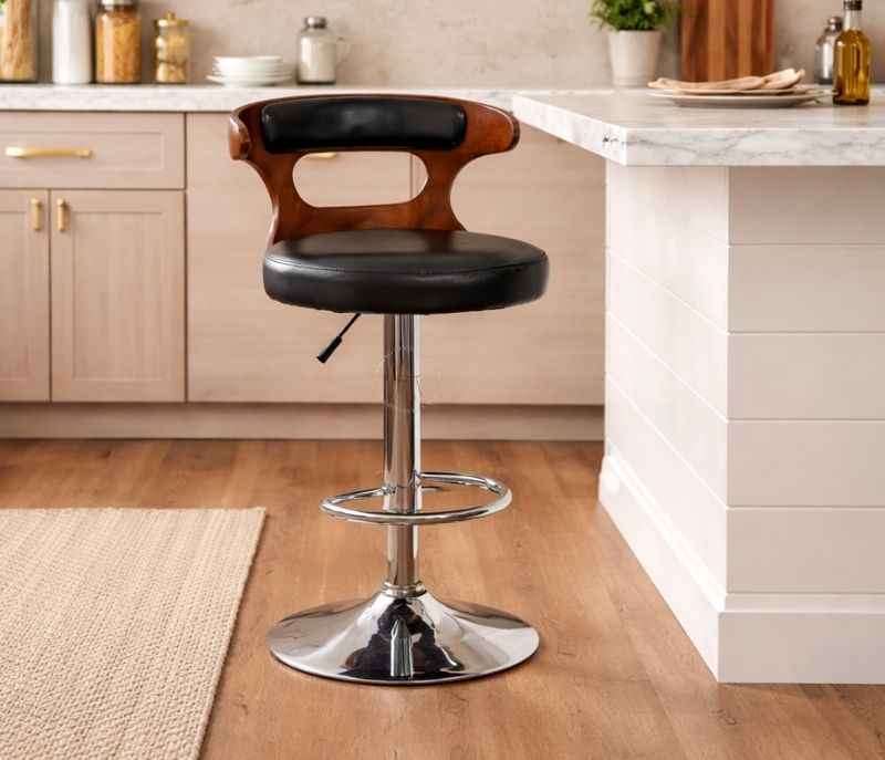 Wooden Barstool Oval (713) (PM)