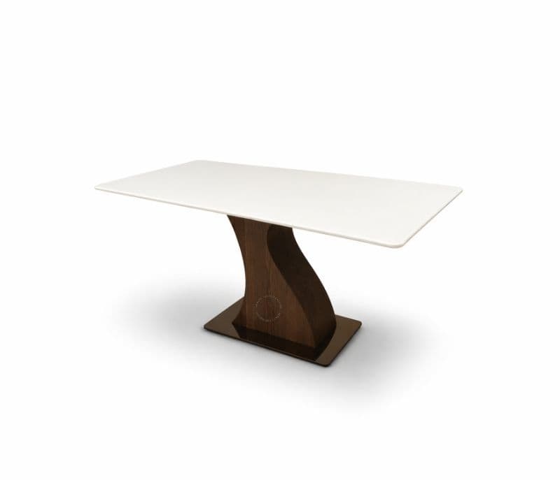 Image 10 for DT 803 Onyex+DC 1058 Grey  1+6 Onyex Marble Top With Ash Wood Base (HYD)(CP)