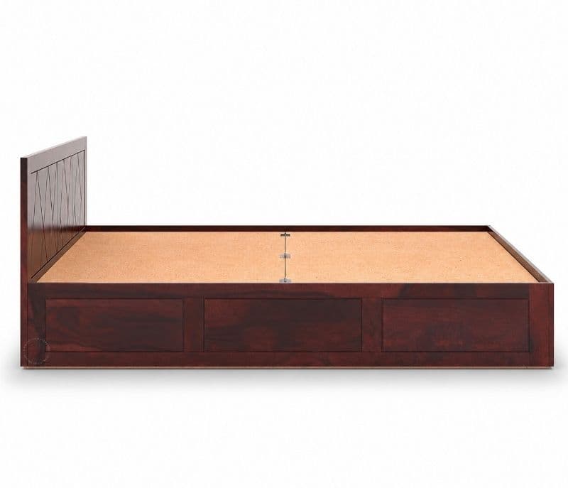 Image 5 for Haven Full Lifton Sheesham Wood Bed With Hydraulic Storage(WI)