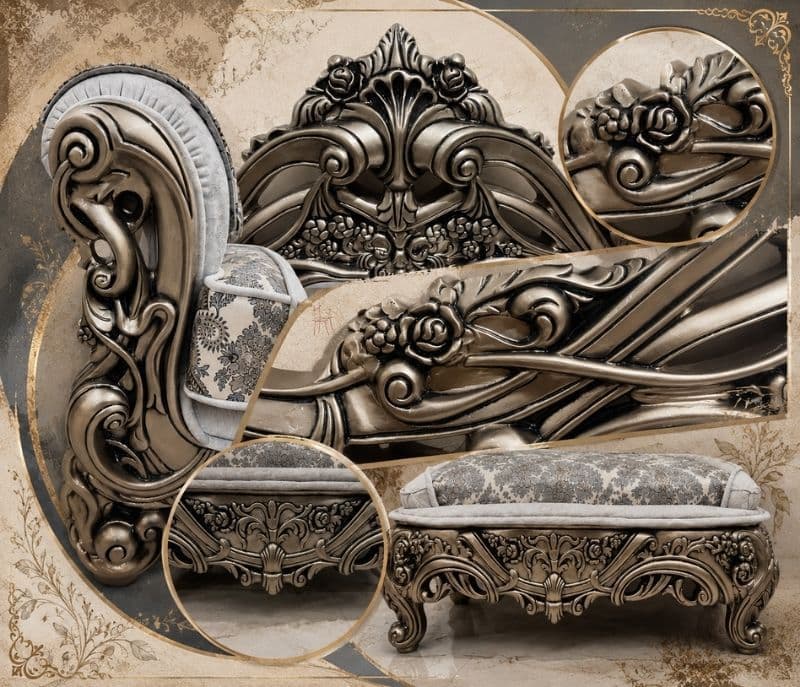 Image 2 for Carving Mughal-E-Azam Sofa Set 3+2+2+CT (OWD)