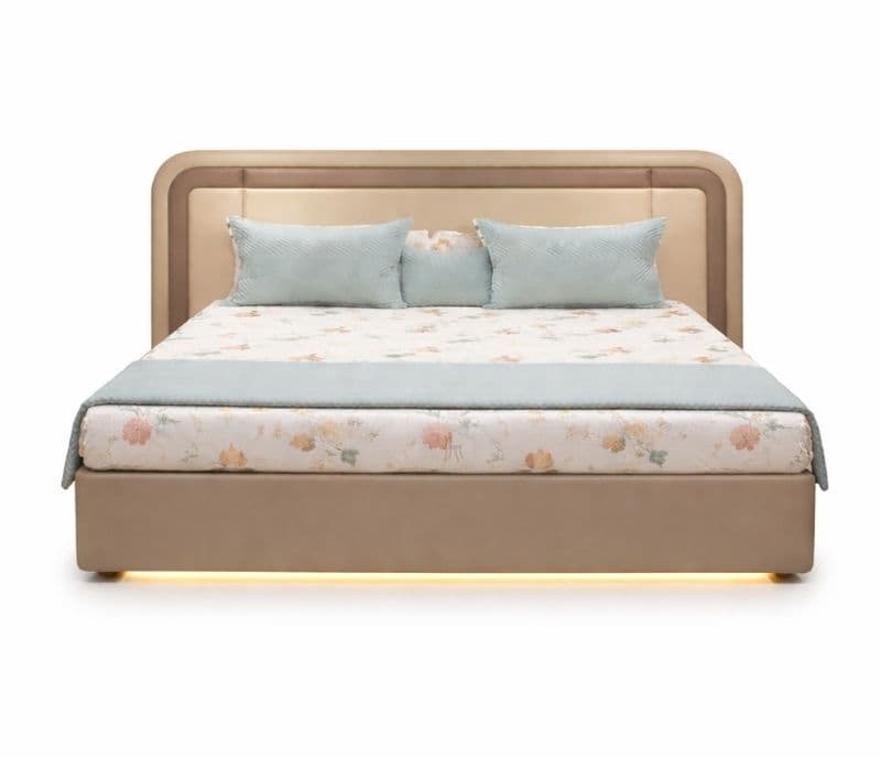 Image 4 for 45005 Bedroom Set King Size 72x78 With Hydraulic Storage + Dresser 2 Bed Side Table + 6 Door Wardrobe (KORA OTD)
