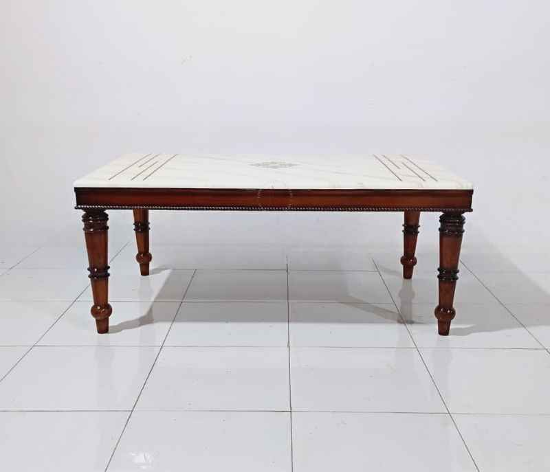 Image 6 for Double-Handle-1+6 Dining Set Marble Top (BTM OTD)