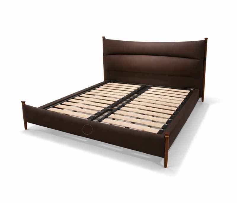 Image 6 for 2502 Queen Size Leather Bed without Storage (HYD)