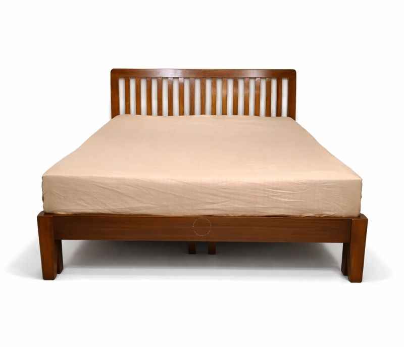 Image 4 for Strip Queen Sized Wooden Bed without Storage (BSK)