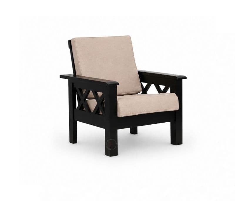 Image 6 for X Sofa 3+1+1 Seater Solid Rubber Wood (ZAM) (OWD)