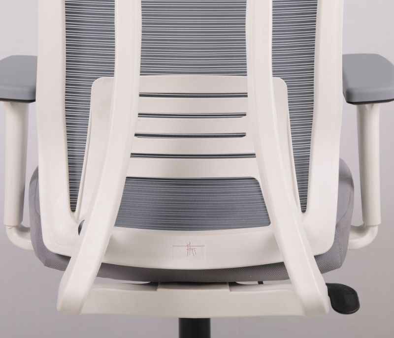 Image 11 for Twister MB White Ergonomic High-Back Mesh Office Chair  Adjustable Height  Revolving Study Work from Home Chair (WFH)/Computer Desk Chair  Back Lumbar Support  Ergonomic Chair  Tilting  Arm Support