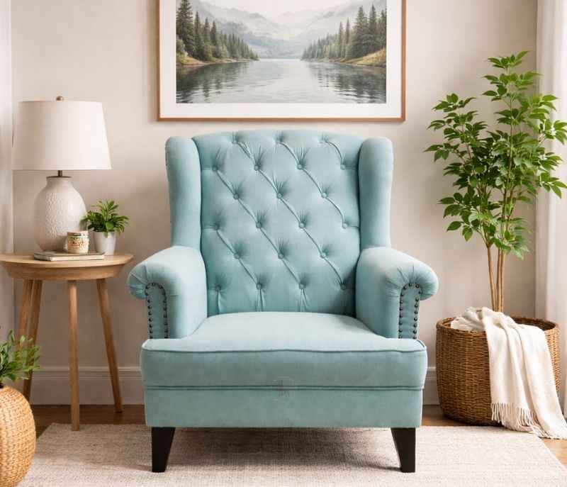 Boss Chair Single Seater Velvet (BTM)