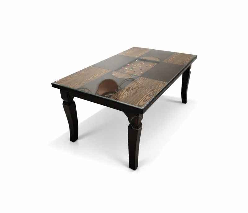 Image 8 for Damro 6+1 Assam Teak Wood+ Ply Veneer Top (BSK)