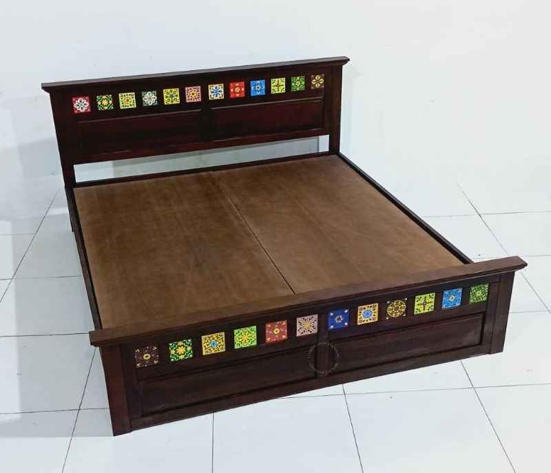 Image 4 for Tile King Bed Without Storage (EC OTD)