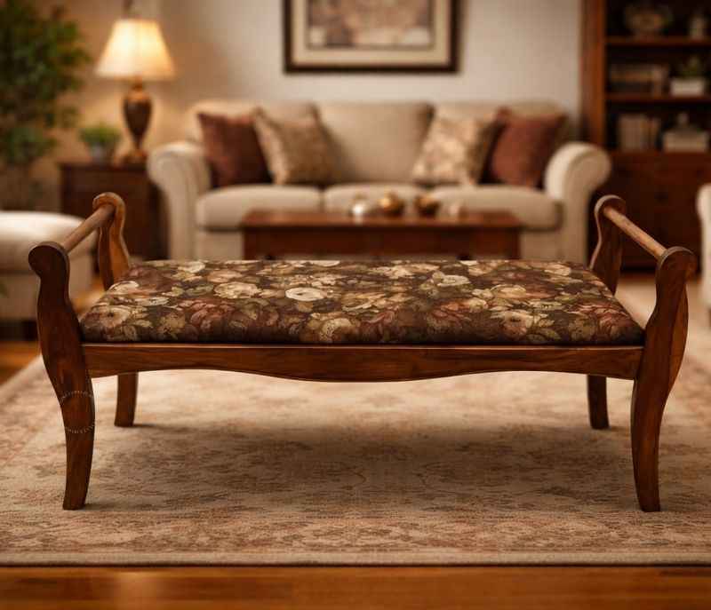 Terry Bench Sheesham Wood (HYD OTD)