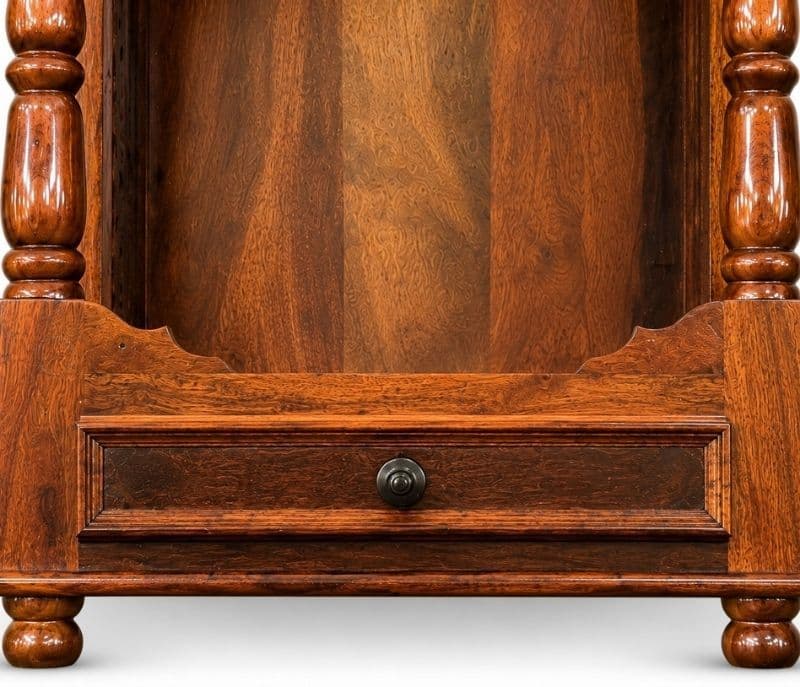 Image 3 for Devora Pooja Mandir Solid Sheesham Wood (Honey Finish) (SCV_PKU)