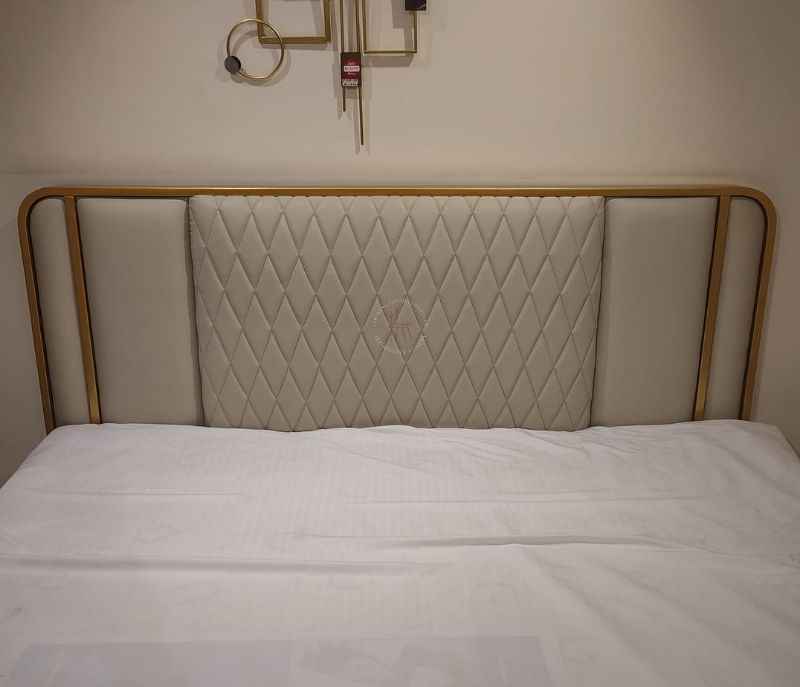 Image 7 for Gold strip cot King Size With Hydraulic  Storage (BSK OTD)