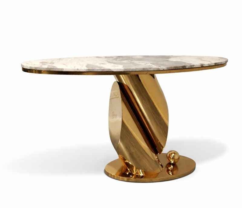 Image 5 for X-06 Console Table Marble Top (HYD OTD)