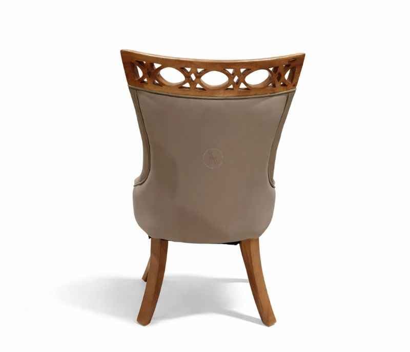 Image 8 for DT - 1061-1/3330 6 Seater Marble Dining Set with Premium Leatherette Upholstery
