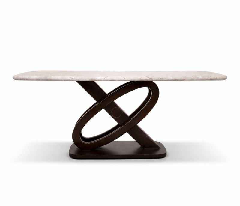 Image 8 for DT-52 /DC-364 Dining Set 1+6 Seater Ice Gry Marble Top (BS-WF)(BS-EC)