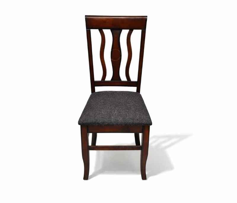 Image 7 for E 6 Seater Teak Wood Dining Set with Premium Fabric Upholstery (BSK)