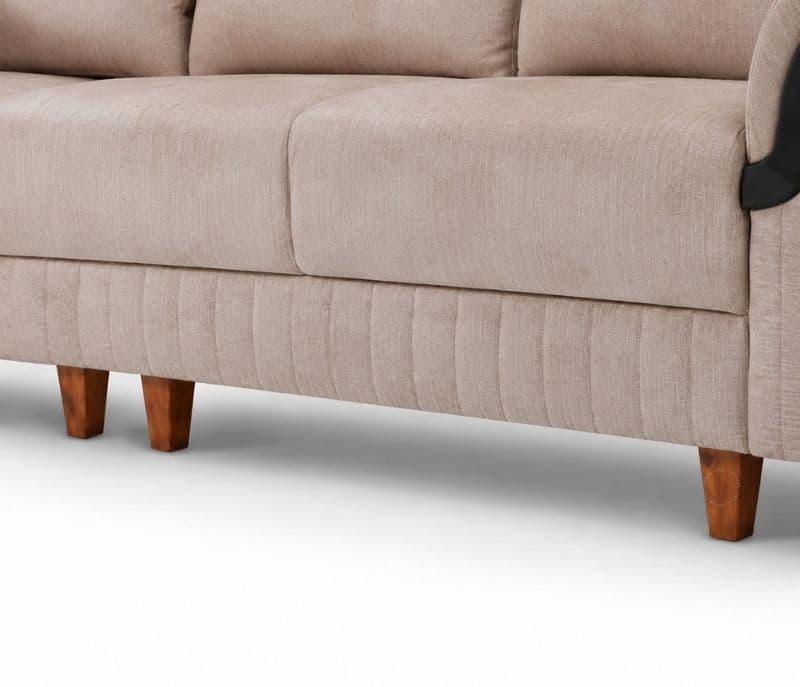 Image 5 for Oliver L-Shape Sofa Solid Neem Wood (ZAM) (OWD)