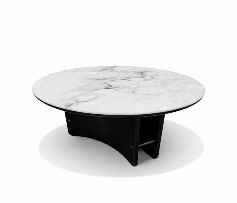 Image 5 for Center Table+ Corner Table B779 Marble Top Wood Base (HYD)