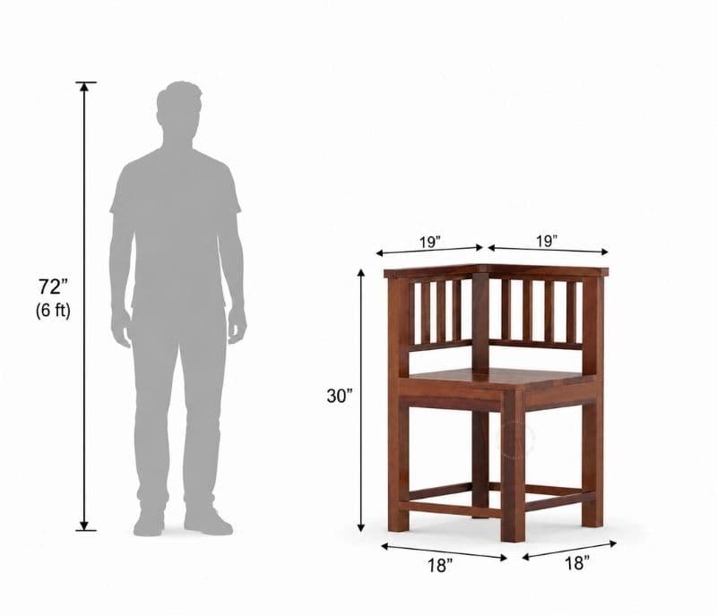 Image 16 for Vitaly Solid Sheesham Wood Dining Set  (APT_PKU)