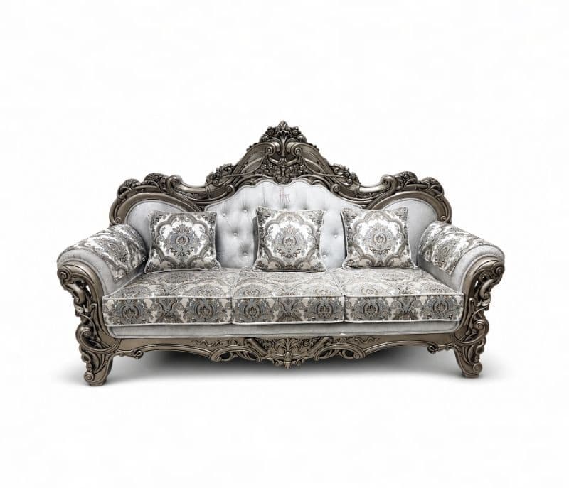 Image 4 for Carving Mughal-E-Azam Sofa Set 3+2+2+CT (OWD)