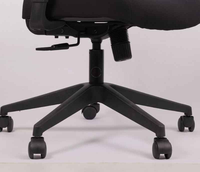 Image 9 for Leo Black Mesh Office Chair Adjustable Height  Revolving Study Work from Home Chair Computer Desk Chair
