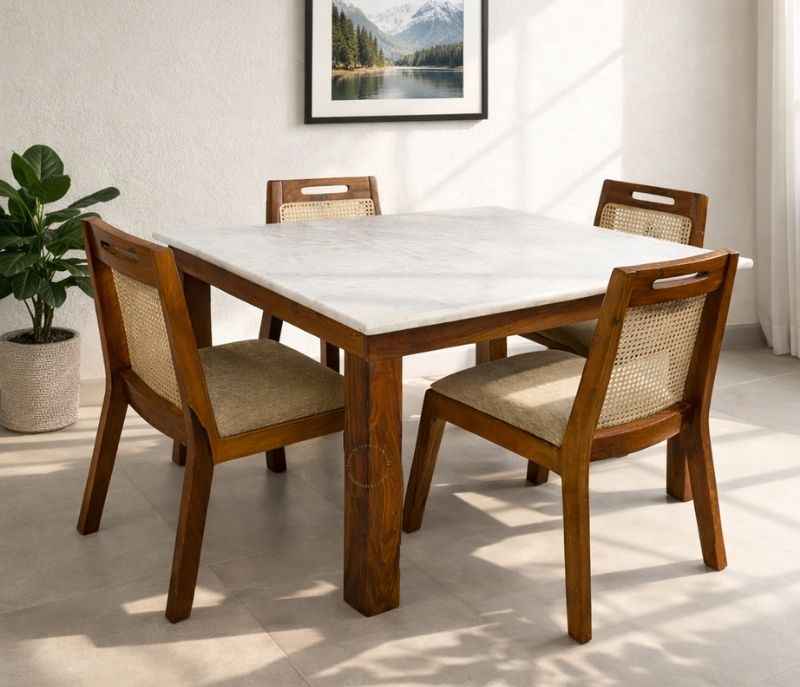 Stony Dining Table 4+1 Chairs (BTM OTD)