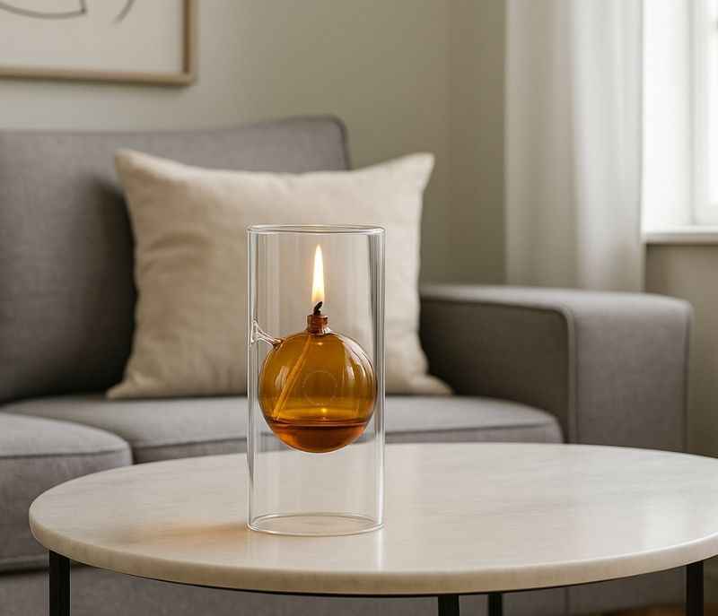 VM-10  Glass Oil Lamp Kerosene Lamp Tabletop Durable Desktop Party Desk Oil Lantern  Home & Garden  Home Decor