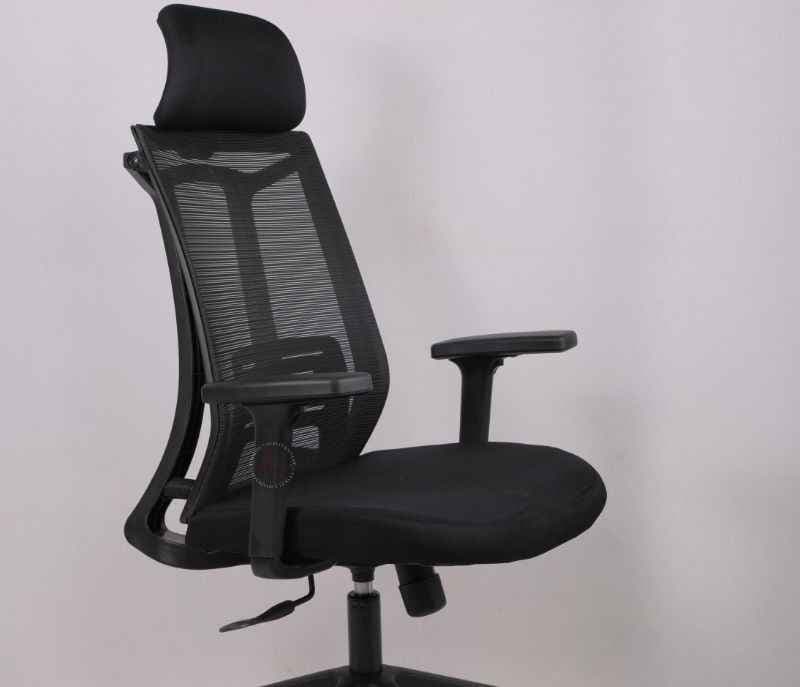 Image 4 for Twister HB Black Ergonomic High-Back Mesh Office Chair  Adjustable Height  Revolving Study Work from Home Chair (WFH)/Computer Desk Chair  Back Lumbar Support  Ergonomic Chair  Tilting  Arm Support