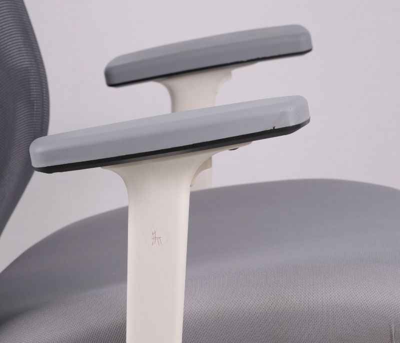 Image 8 for Hawk MB Grey White  Ergonomic High-Back Mesh Office Chair  Adjustable Height  Revolving Study Work from Home Chair Computer Desk Chair  Back Lumbar Support  Ergonomic Chair  Tilting  Arm Support