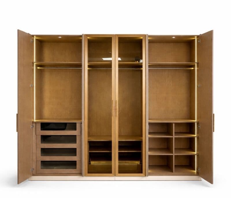 Image 12 for 45005 Bedroom Set King Size 72x78 With Hydraulic Storage + Dresser 2 Bed Side Table + 6 Door Wardrobe (KORA OTD)