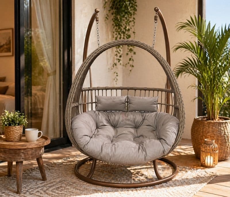 Image 4 for Swing 71 Grey Heavy Duty Stainless Steel Metal For Secure Suspension Reinforced Steel For Stability And Weight Distribution  (HYD OTD)