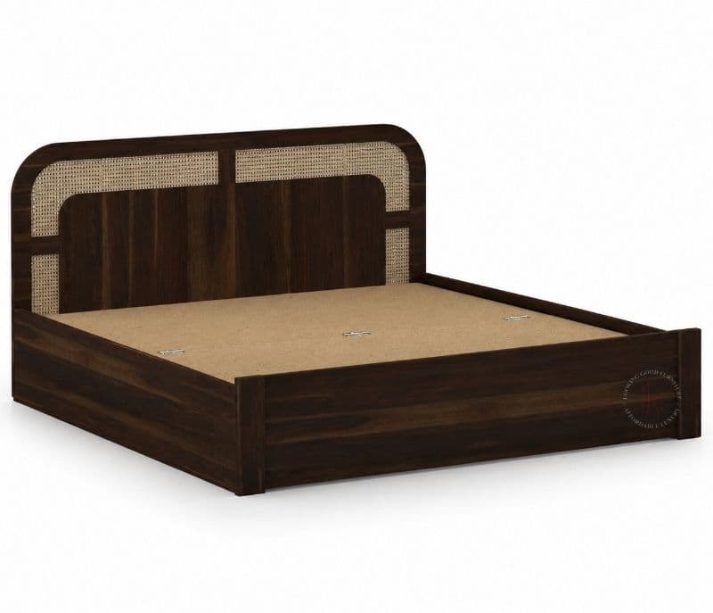 Image 4 for Casa Full Lifton Sheesham Wood Bed With Hydraulic Storage(WI)