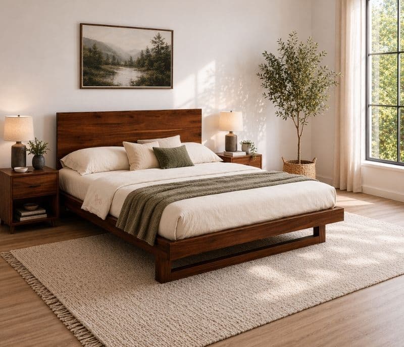 LIVE EDGE Cot King Size Without Storage (BTM)