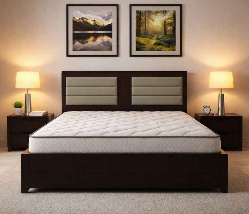 Danbury-QB-Box Queen Size Bed Storage (BTM)(WH OTD)