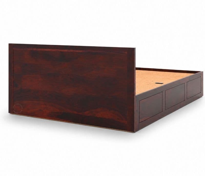 Image 6 for Haven Full Lifton Sheesham Wood Bed With Hydraulic Storage(WI)
