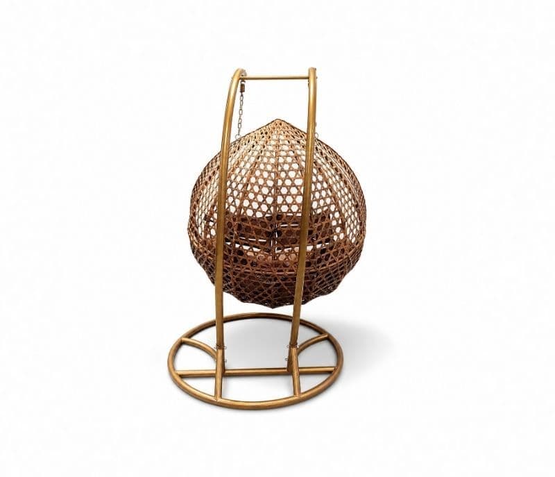 Image 10 for 2 seater Hanging swing premium handwoven heavy-duty metal frame (CP OTD)