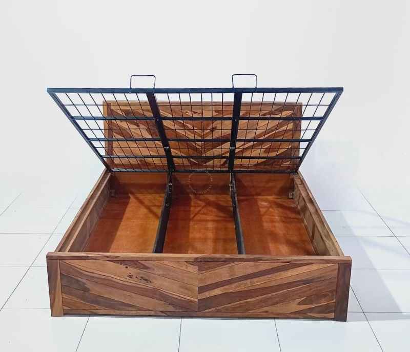 Image 7 for V Grove King Bed WIth Storage (WH OTD)