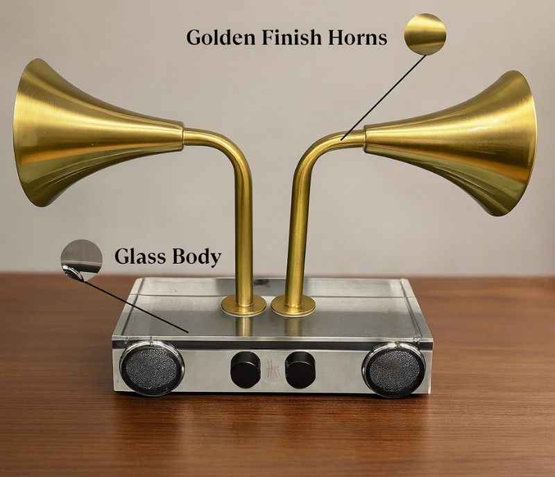 Image 3 for HSH-29 Twin Horn Vintage Gramophone