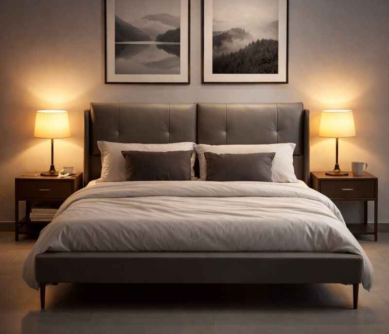 Model- 2301 King size without storage Leather body touch (CP OTD)