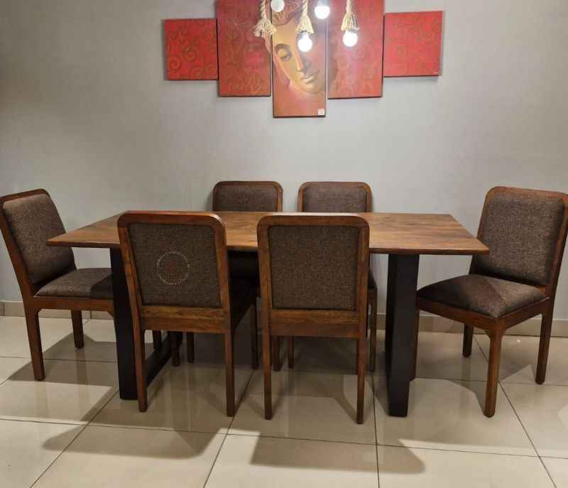 Image 2 for Live edge dining table 1+6 chairs (WF OTD)