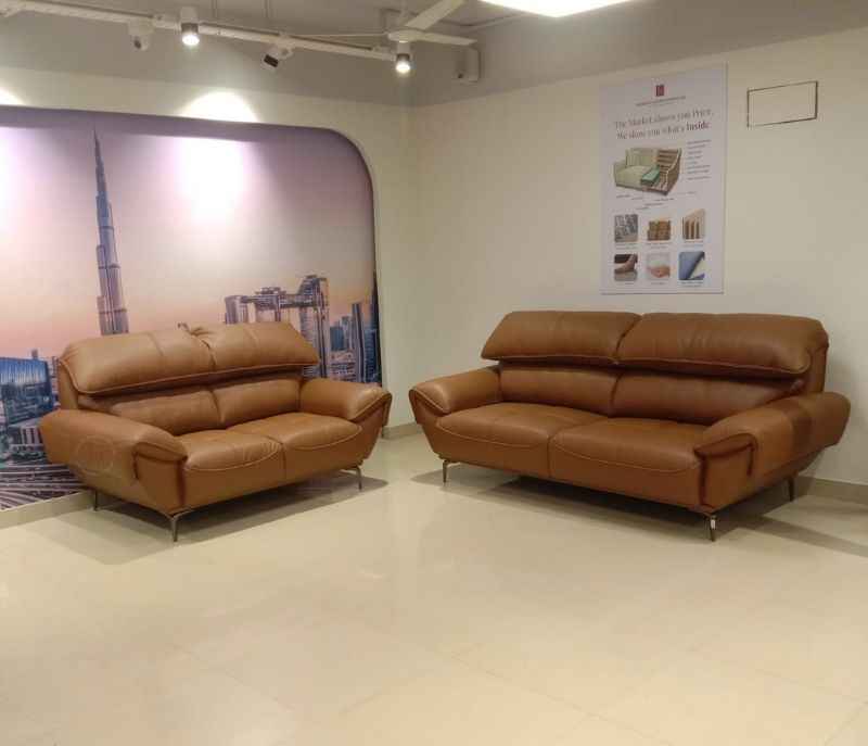 F1 3+2 Leatherette With Metal legs (LG SKN)