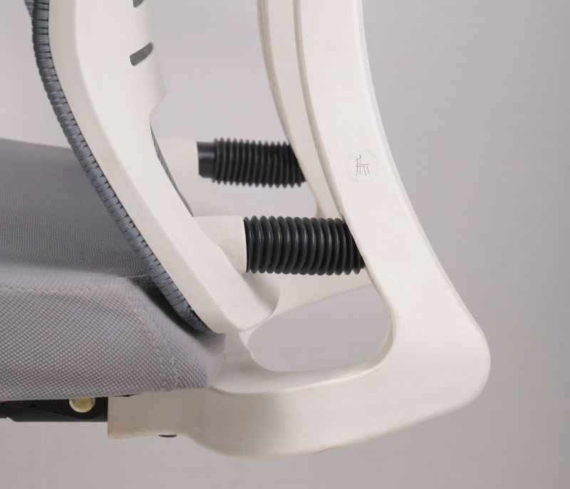 Image 10 for Twister MB White Ergonomic High-Back Mesh Office Chair  Adjustable Height  Revolving Study Work from Home Chair (WFH)/Computer Desk Chair  Back Lumbar Support  Ergonomic Chair  Tilting  Arm Support