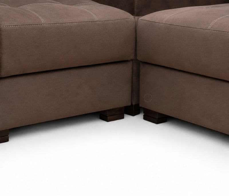Image 6 for Zenhit L-Shape Sofa Solid Neem Wood (ZAM) (OWD)