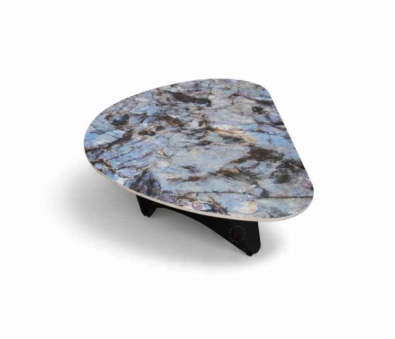 Image 7 for AH2460 Centre Table Ceramic Top And Black Metal Base (HYD OTD)