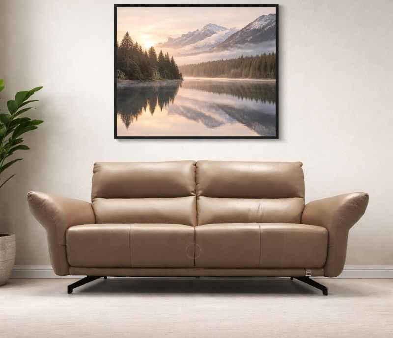 Model- 23508 3 Seater Casa Italiana Leather Body Touch(CP OTD)