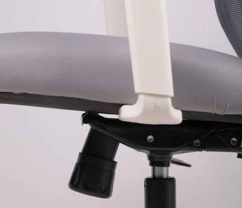 Image 8 for Hawk HB Grey White  Ergonomic High-Back Mesh Office Chair  Adjustable Height  Revolving Study Work from Home Chair Computer Desk Chair  Back Lumbar Support  Ergonomic Chair  Tilting  Arm Support